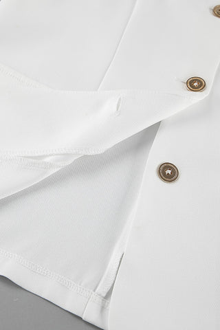 Sleek Button-Up Sleeveless Vest