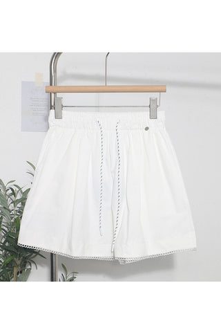 Elastic Waist Casual Shorts