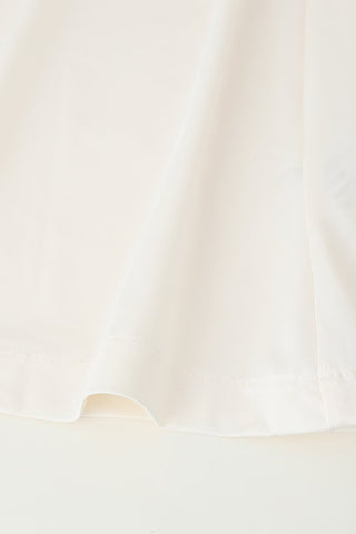 Ruched Crop Top and Draped Skirt Set