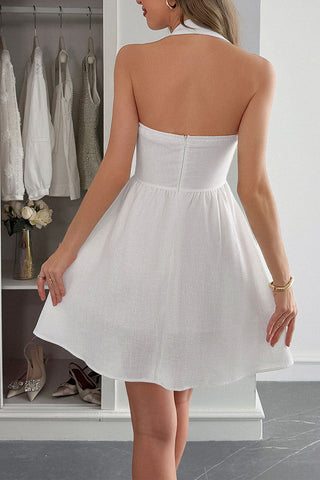 Halter Neck A-Line Sundress