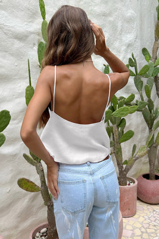 Spaghetti Strap V-Neck Camisole