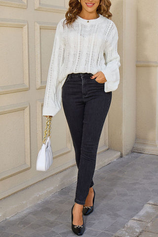 Cable Knit Casual Sweater