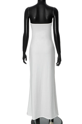 Keyhole Front Maxi Dress