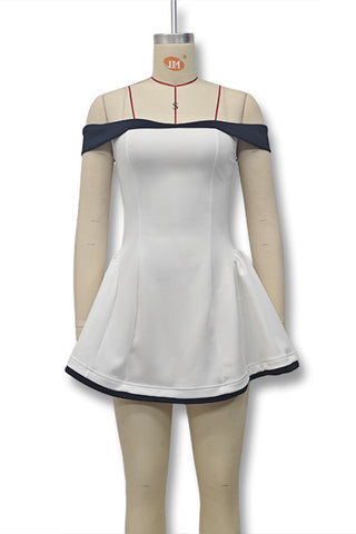 Off-Shoulder Evening Dress