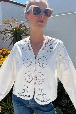 Elegant Button-Front Blouse