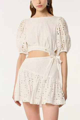 Cutout Casual Mini Dress