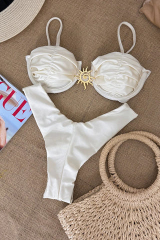 Sun Emblem Two-Piece Swim Set