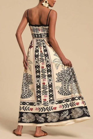 Vibrant Floral Maxi Dress