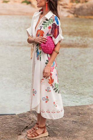 Floral Embroidered Maxi Dress