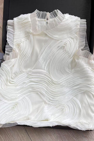 Textured Sleeveless Tank Top