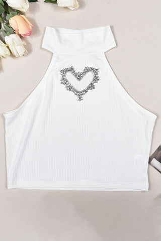Heart Embellished Two-Piece Set