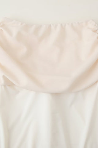 Ruched Crop Top and Draped Skirt Set