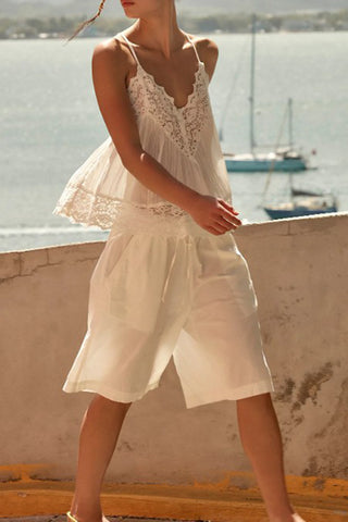 Lace Trimmed Camisole Top