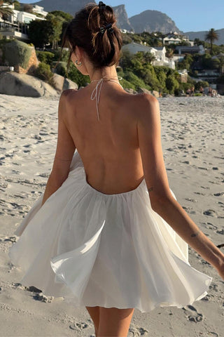 Halter-Neck Casual Dress