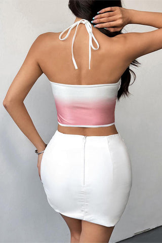 Lace Halter Camisole Top
