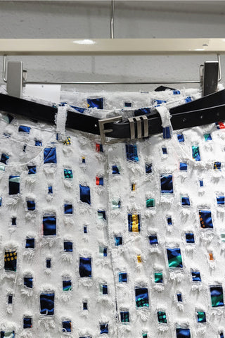 Embellished Mini Skirt