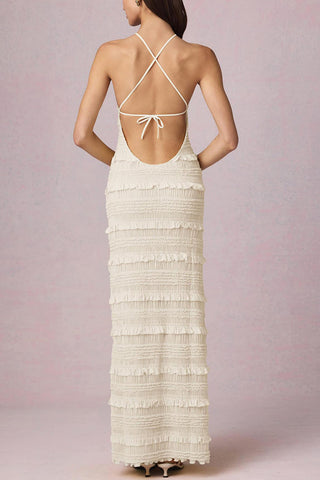 Sleeveless Tiered Maxi Dress