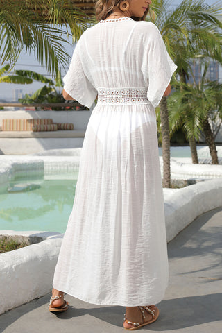 Open-Front Tunic Cover-Up