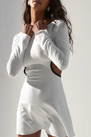 Chic Cutout Casual Dress