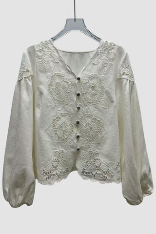 Elegant Button-Front Blouse