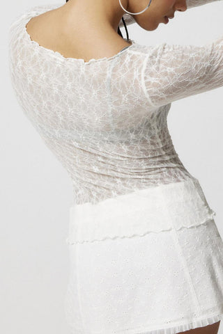 Long Sleeve Lace Top