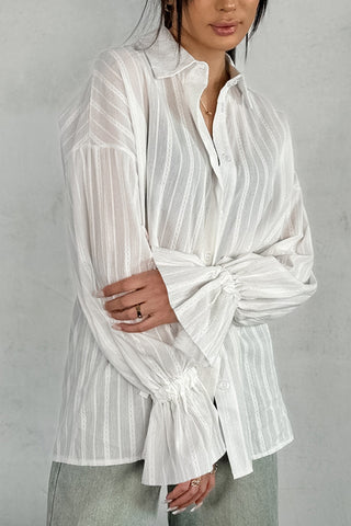 Classic Striped Button-Down Shirt