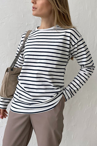 Classic Striped Long Sleeve Tee