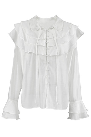 Layered Ruffle Shirt