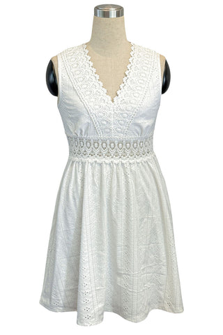 Lace Crochet Casual Dress