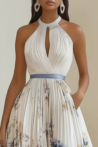 Elegant Halter Maxi Dress