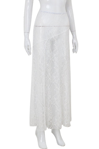 Elegant Sheer Maxi Skirt