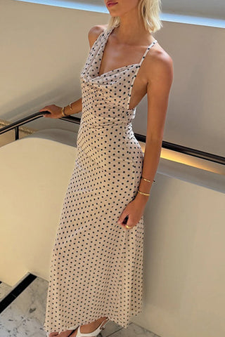 Polka Dot Maxi Dress