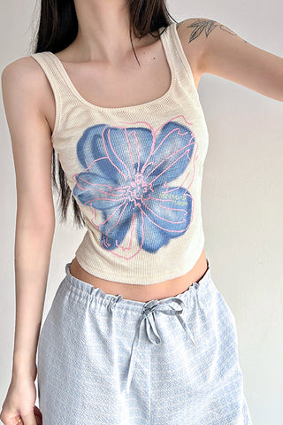 Floral Graphic Tank Top