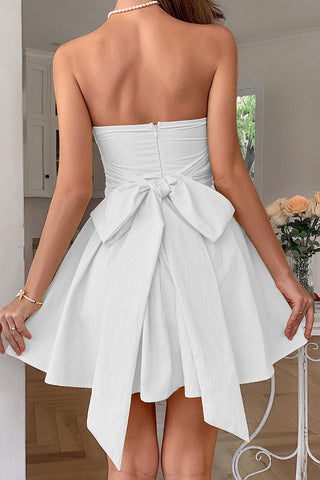 Strapless Casual A-Line Dress