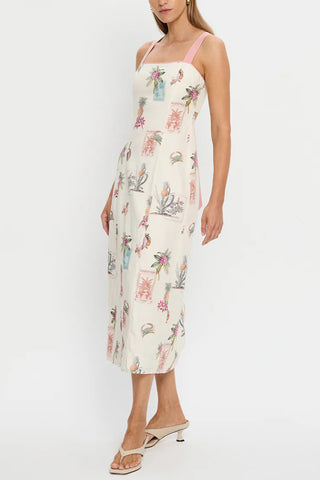 Tropical Print Vacation Dress