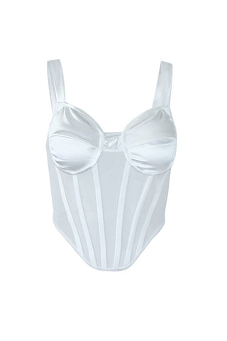 Stylish Mesh Corset Top