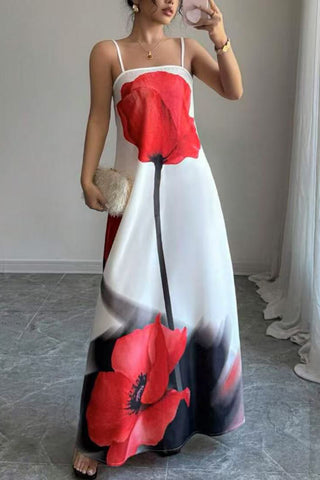 Floral Print Maxi Dress