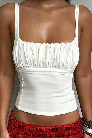 Ruched Front Camisole Top
