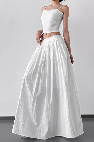 Elegant Maxi Skirt with Gather