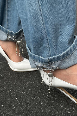 Stylish Chain Brooch Accessory