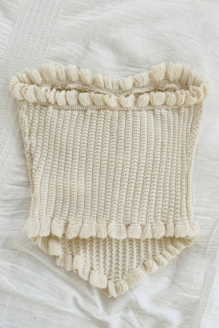 Button-Front Knit Tank Top