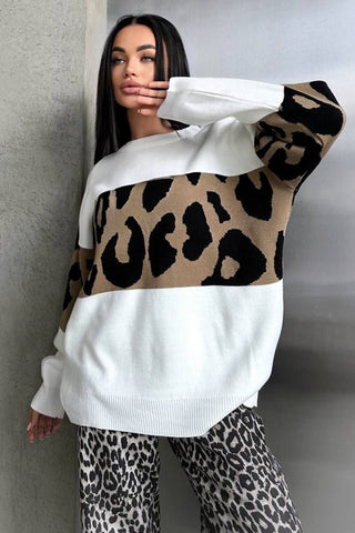 Leopard Patterned Sweater