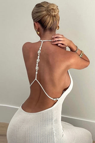 Halter Neck Maxi Sundress