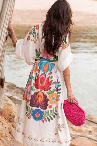 Floral Print Casual Dress