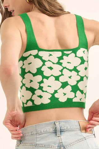 Floral Patterned Tank Top