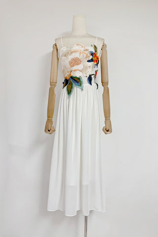 Floral Detail Midi Dress