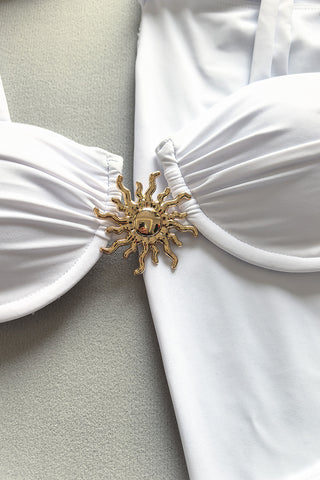 Chic Two-Piece Beach Ensemble