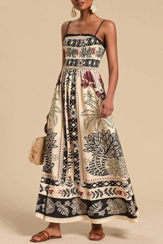 Vibrant Floral Maxi Dress