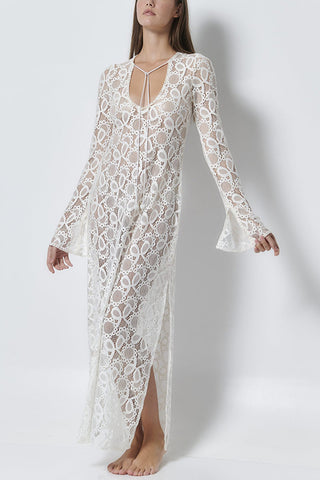 Elegant Lace Long Dress
