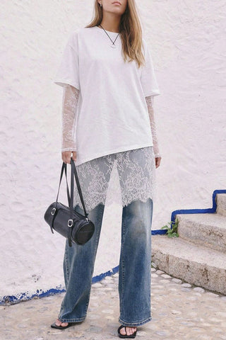 Asymmetrical Layered T-Shirt